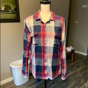 Toad and Company button down shirt heavier weight and flannel